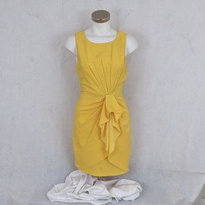 Ark & Co. Yellow Sleeveless Dress with Ruffle Size M